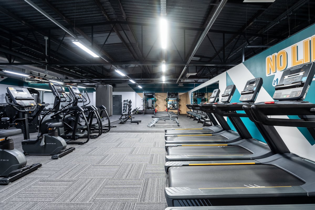 PureGym Bradford Idle - Cardio machines in a gym