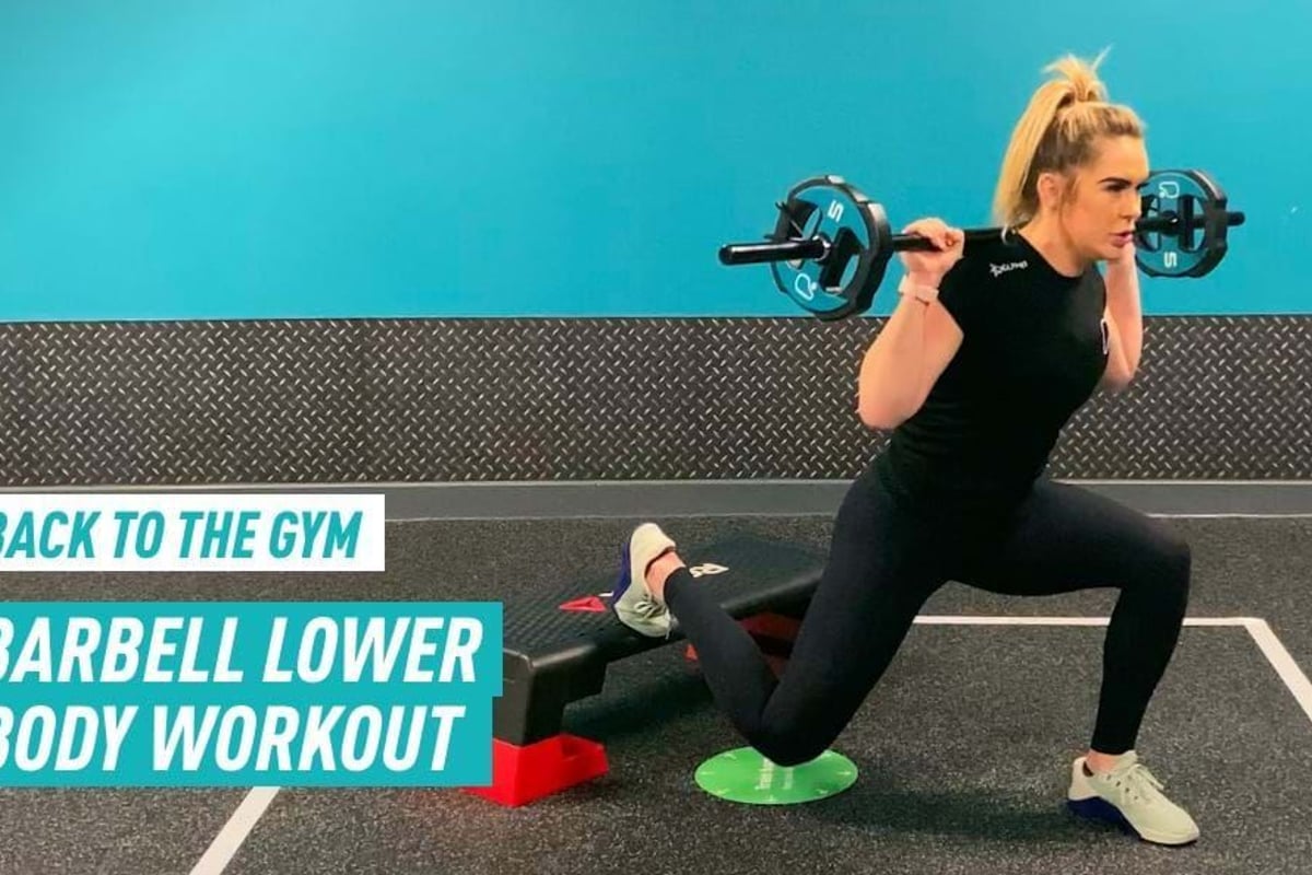 Back to the gym: Barbell lower body workout