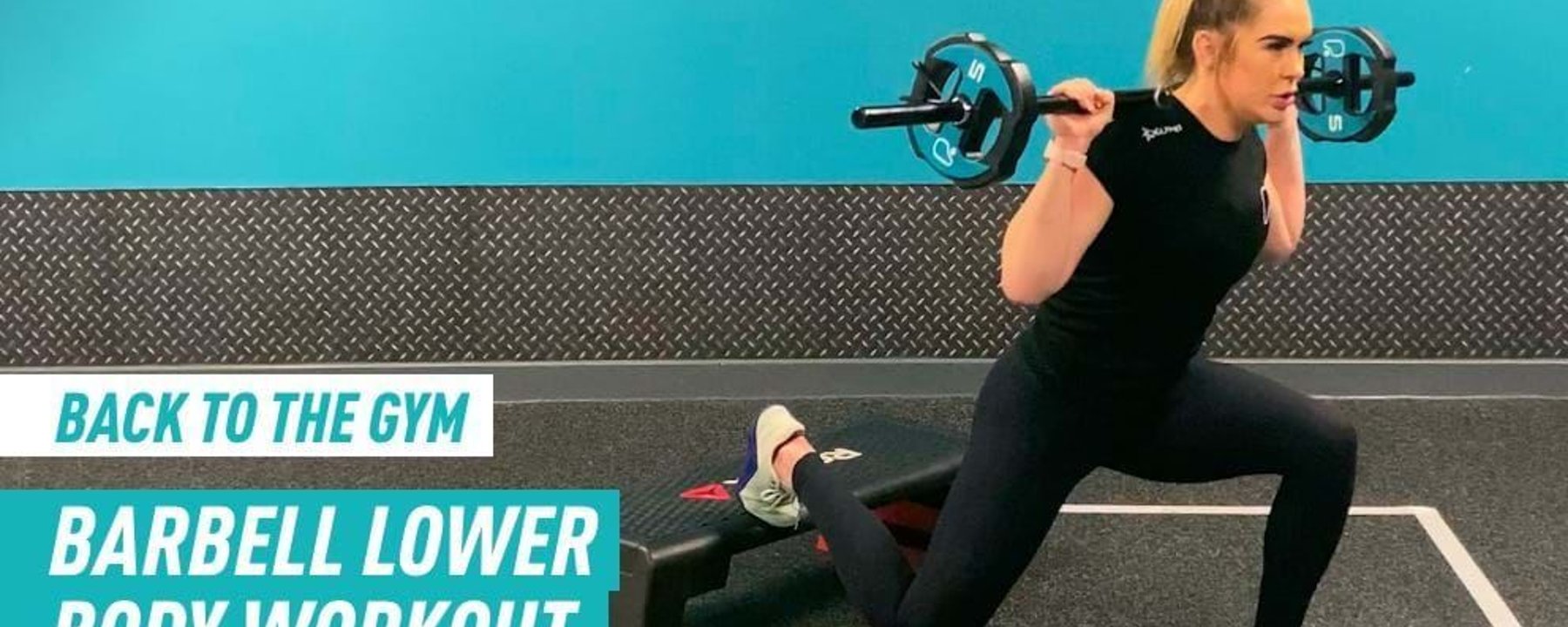 Back to the gym: Barbell lower body workout