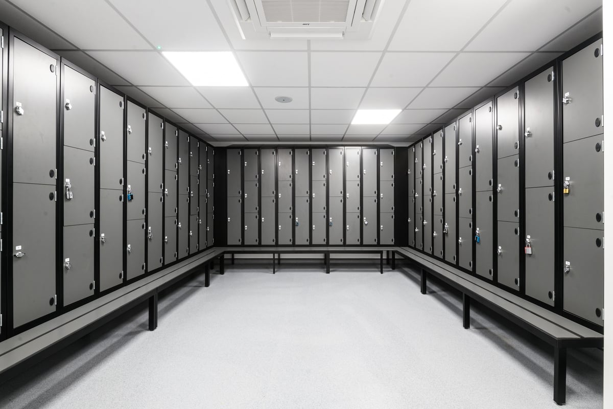 PureGym Fareham changing rooms