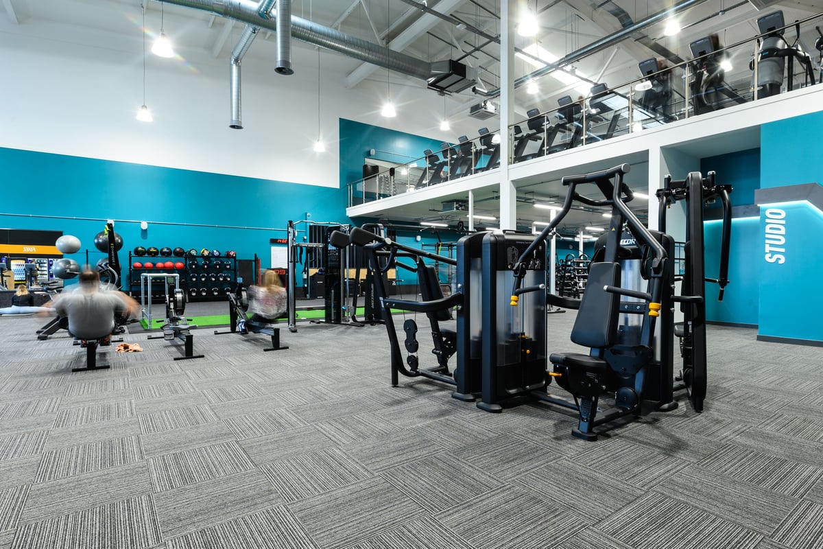 PureGym Exeter Bishops Court fixed pin machines