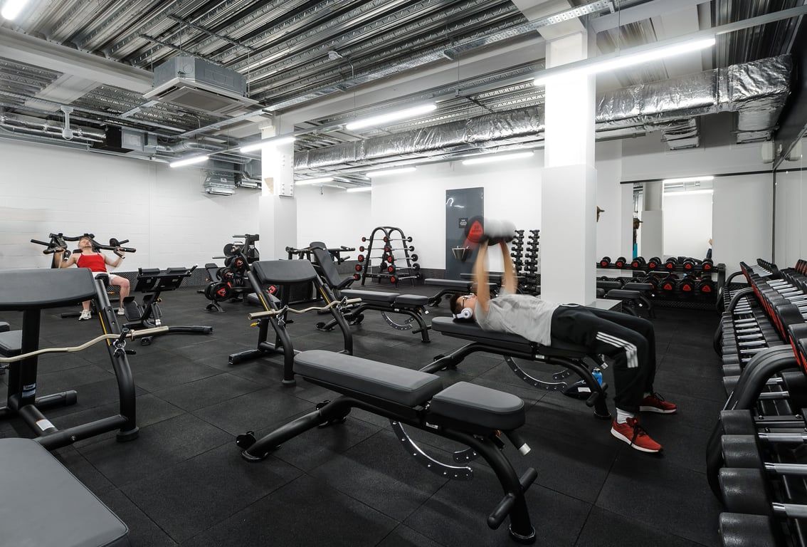 PureGym Colindale Free Weights Area 