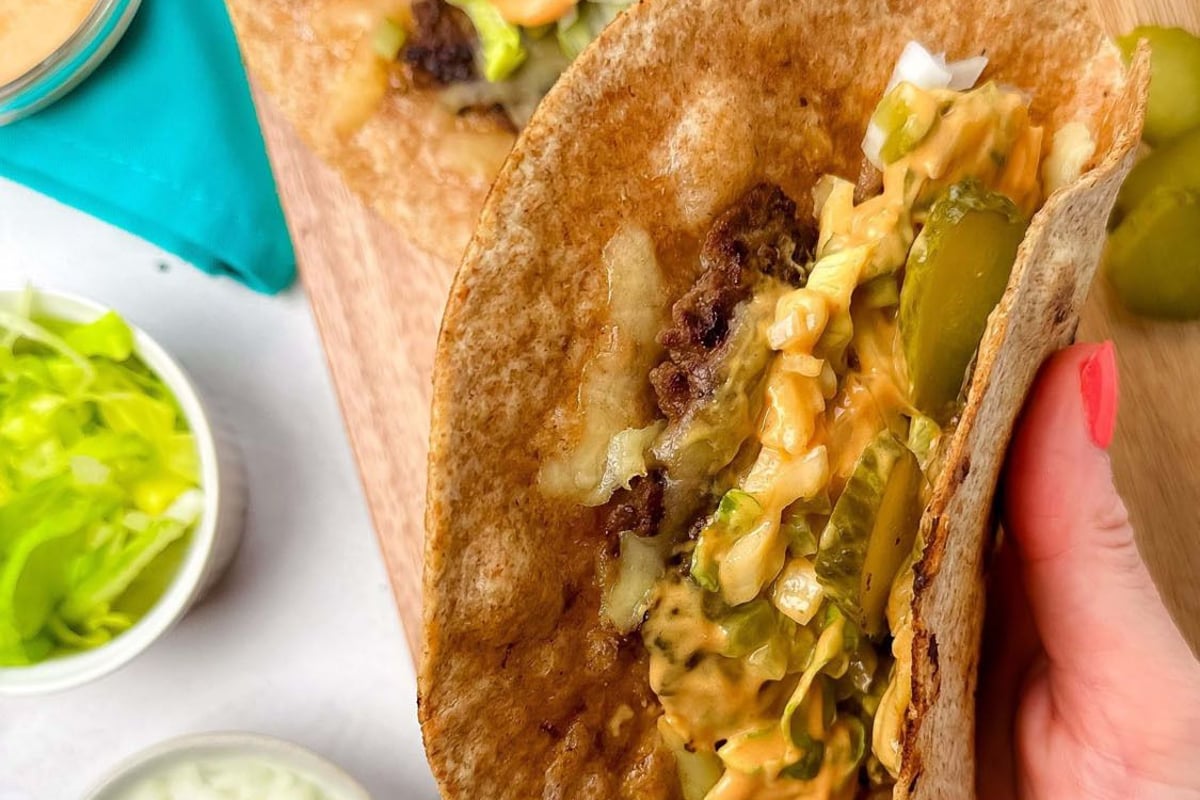 Smash Burger Tacos