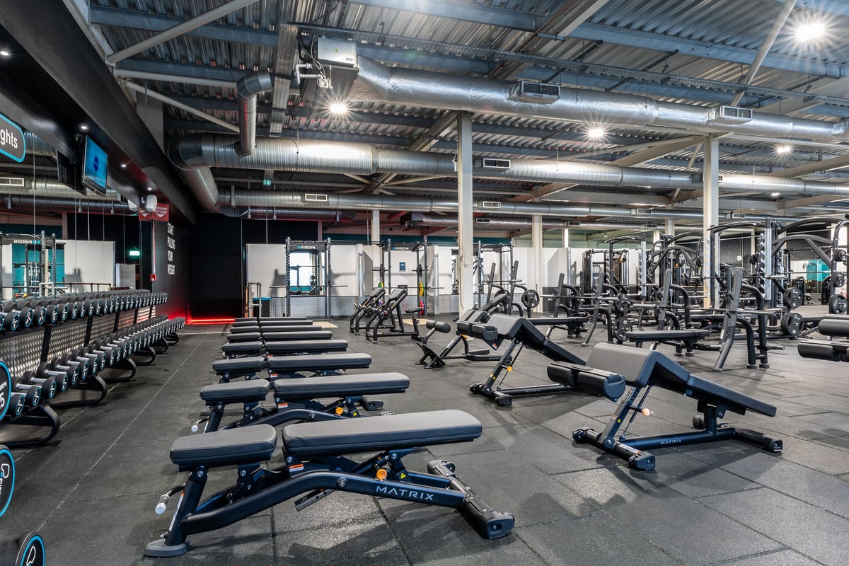 PureGym Bristol Union Gate free weights area