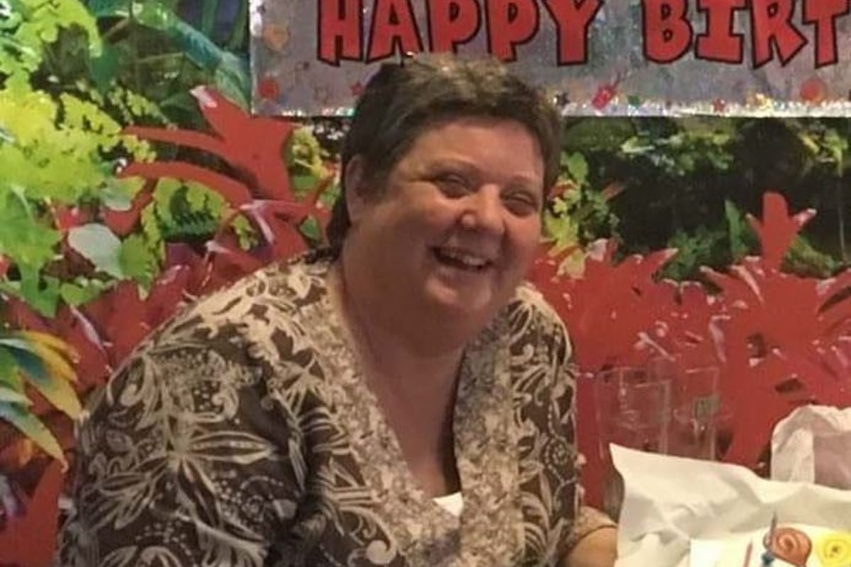 Wendy with birthday cake