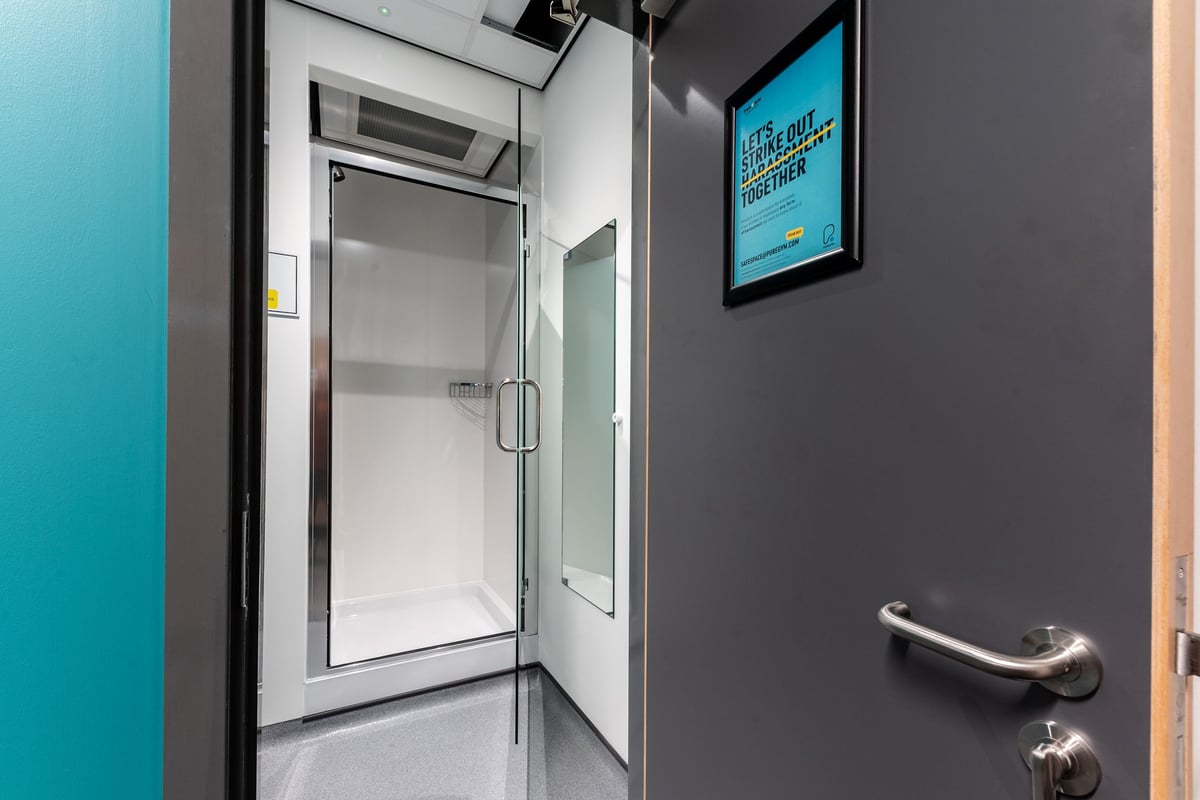 PureGym Heanor shower cubicle