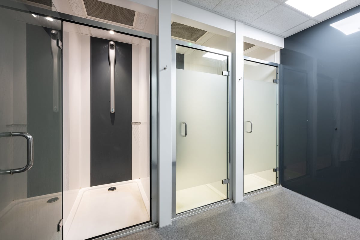 PureGym Nuneaton showers