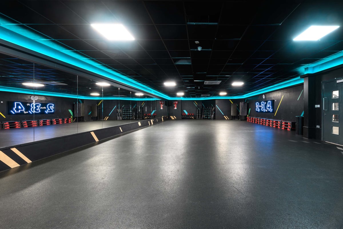 PureGym London Park Royal group exercise studio
