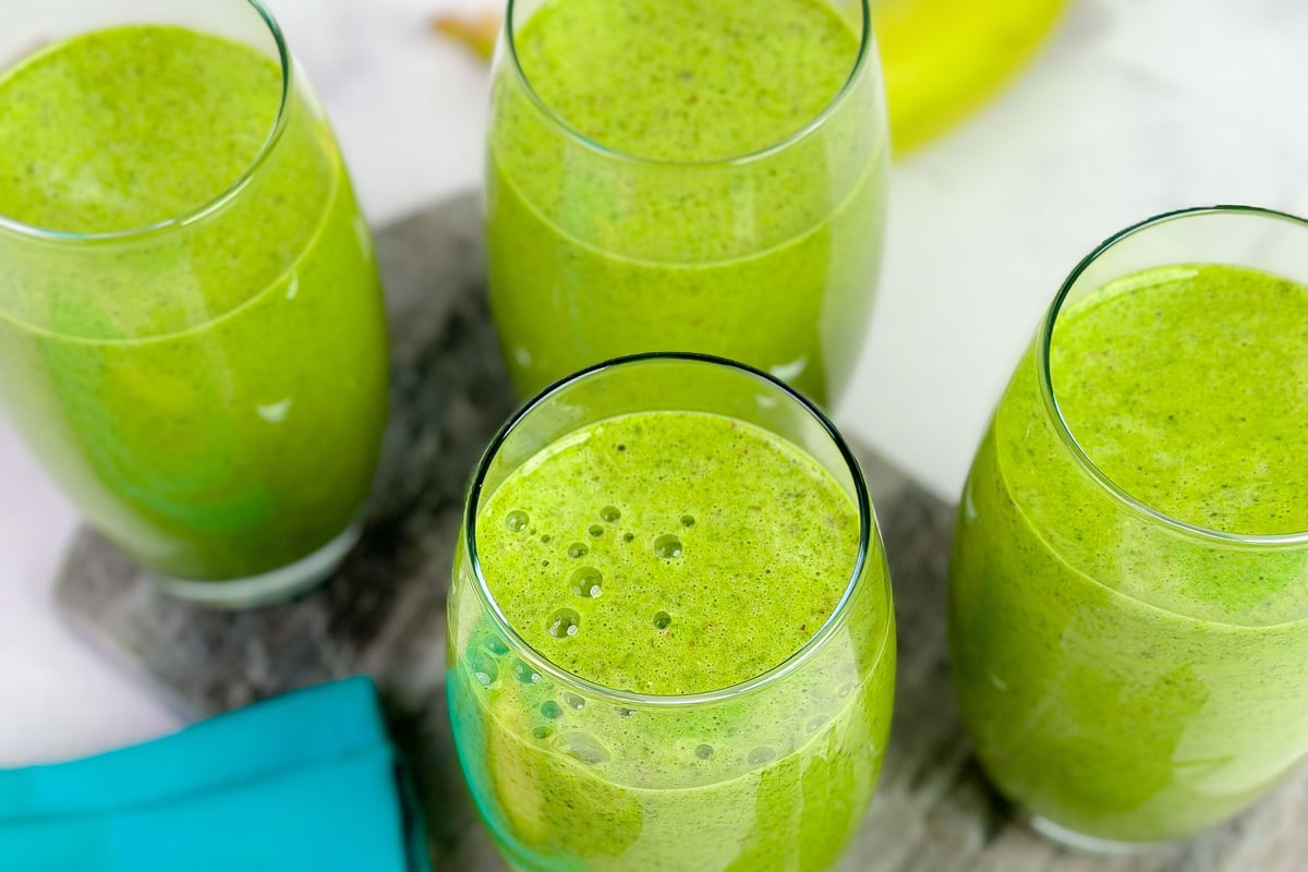 Rezept für grünen Protein-Smoothie