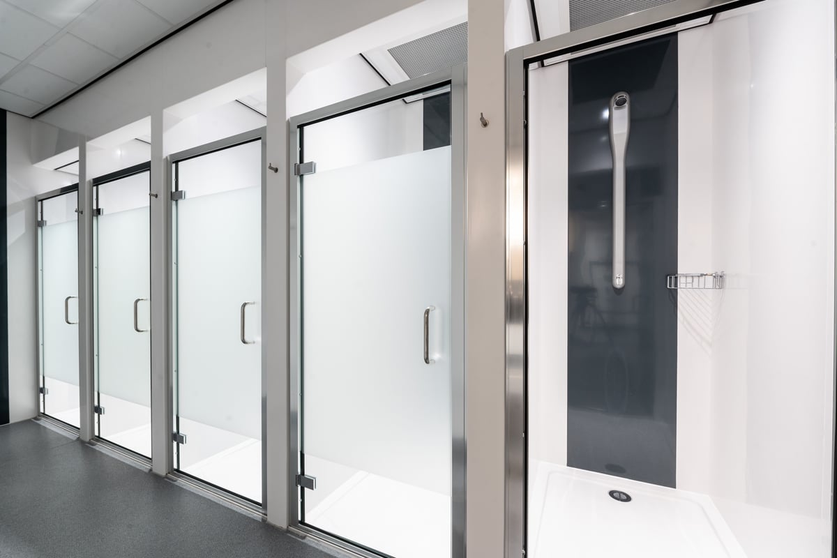 PureGym Durham Arnison shower cubicles