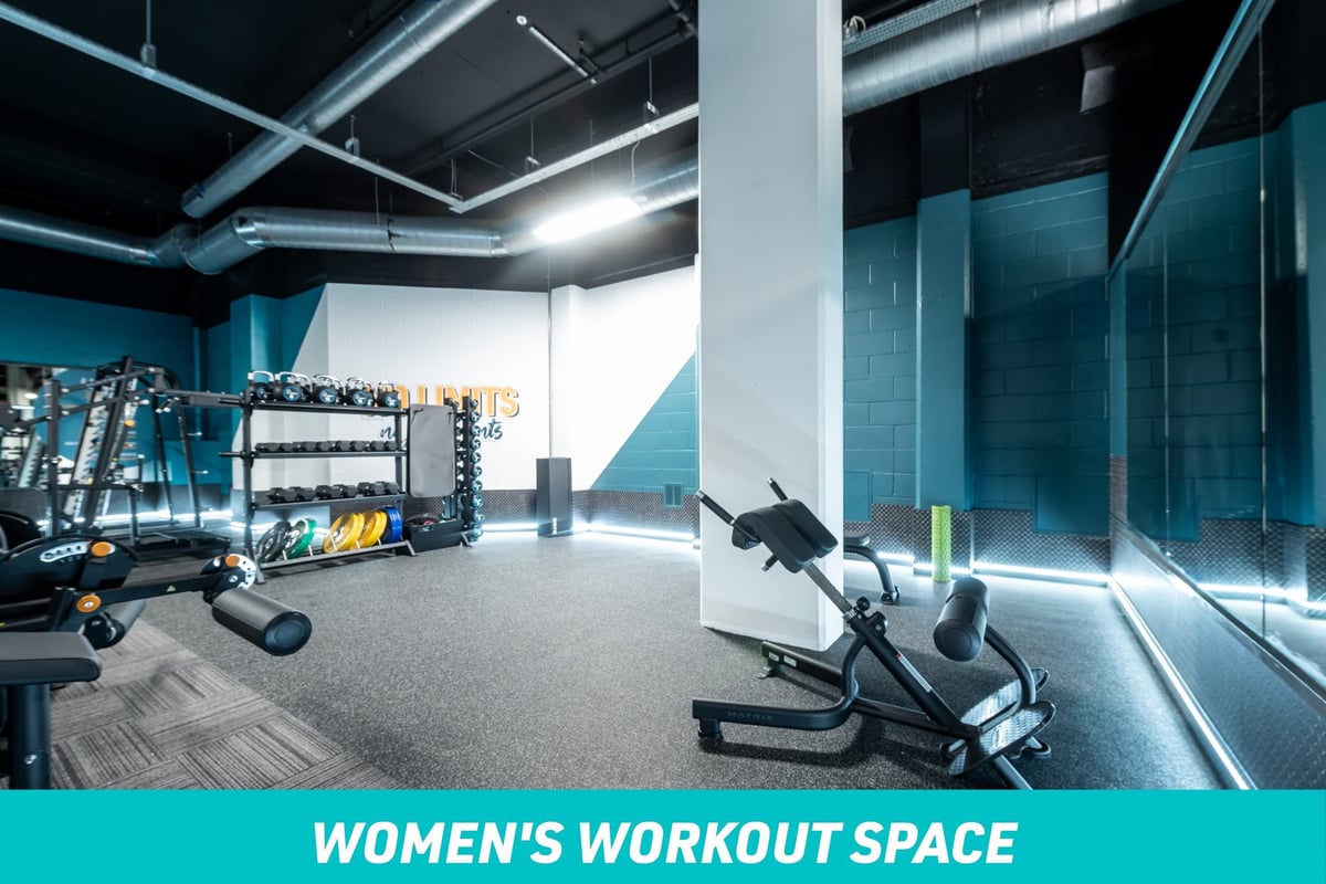 PureGym Norwich Castle Mall Street Women's Workout Space: Functional Equipment