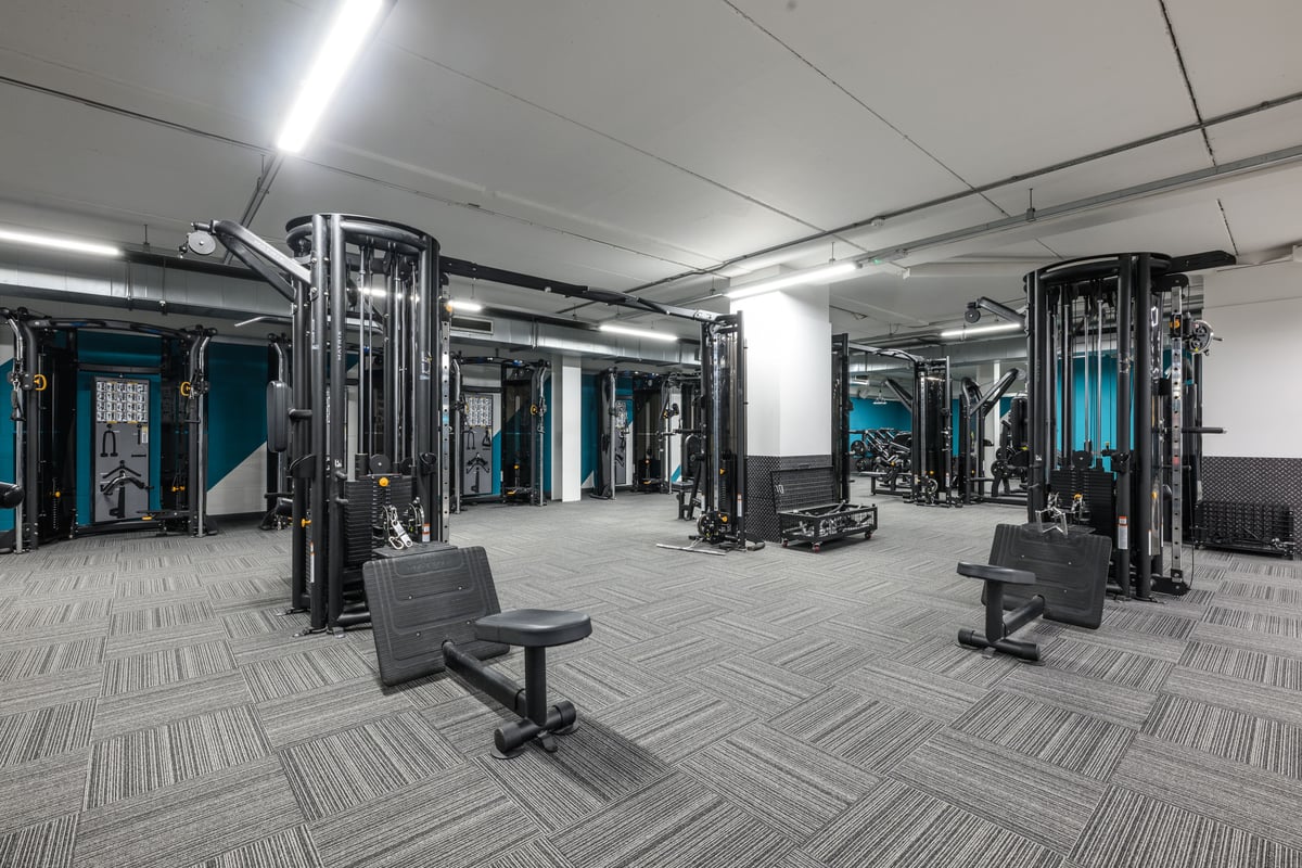 PureGym Manchester Urban Exchange fixed pin machines