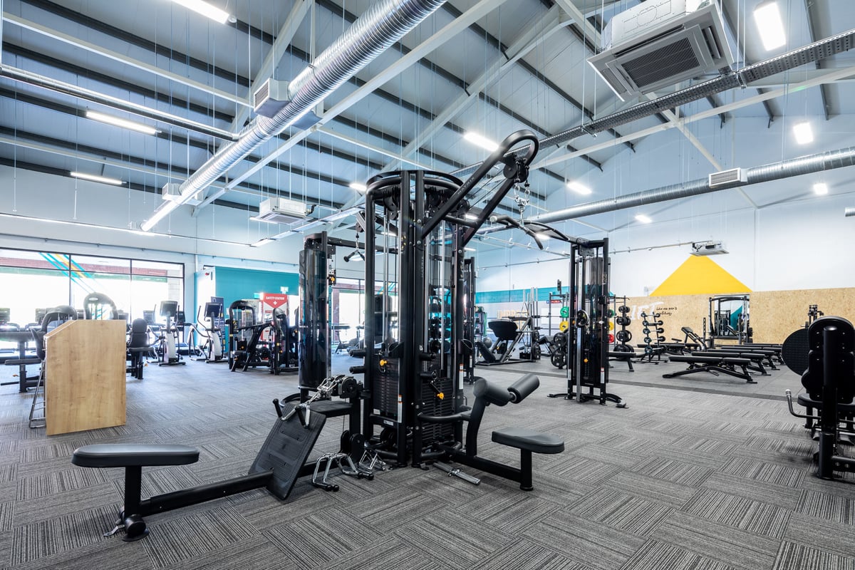 PureGym Ebbw Vale fixed pin machines