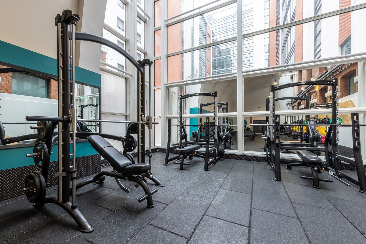 PureGym Belfast Adelaide Street free weights area