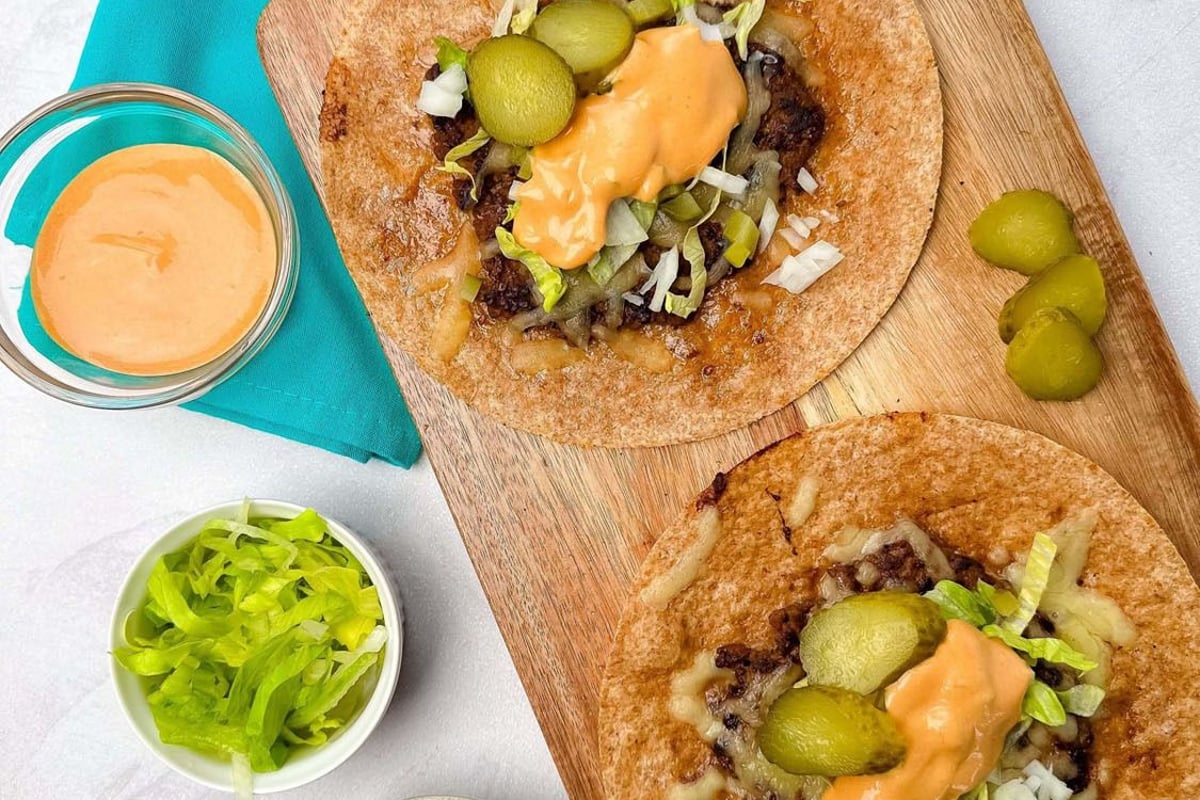 Smash Burger Tacos