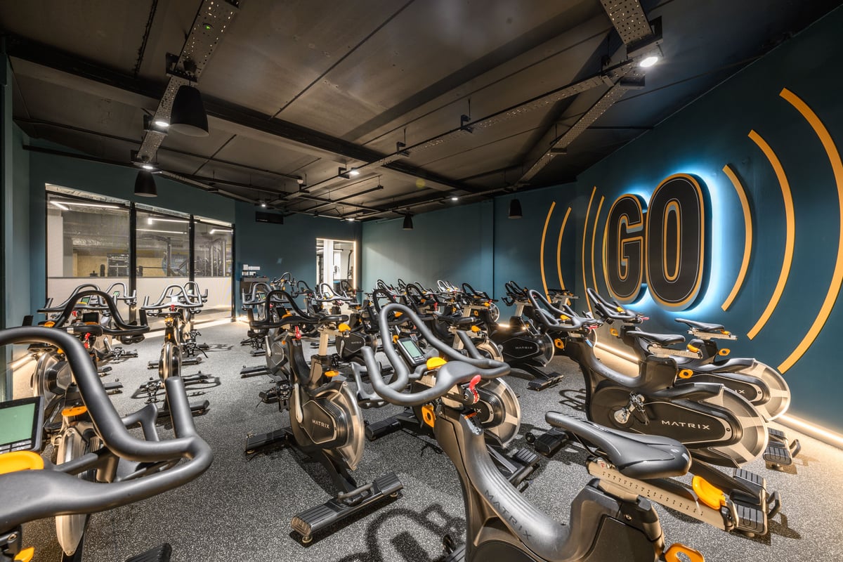 PureGym Manchester Urban Exchange spin studio