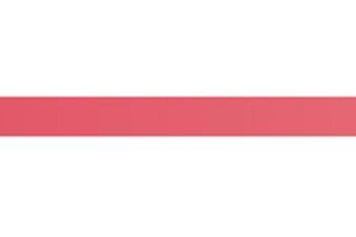 Red horizontal line ending in a circle with a white apple icon inside