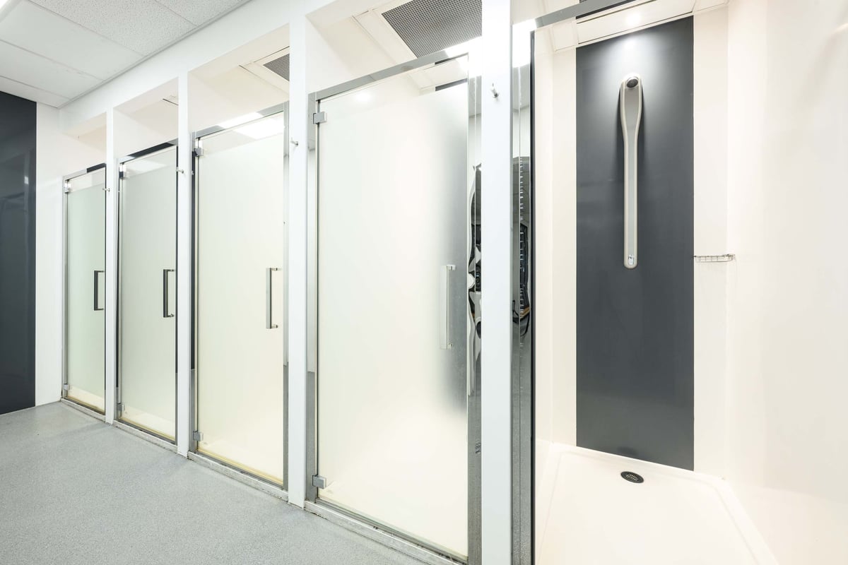 PureGym London Park Royal Shower Cubicles