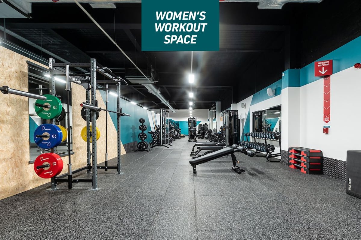Typical Representation WWS Women's Workout Space Demographic Free Weights