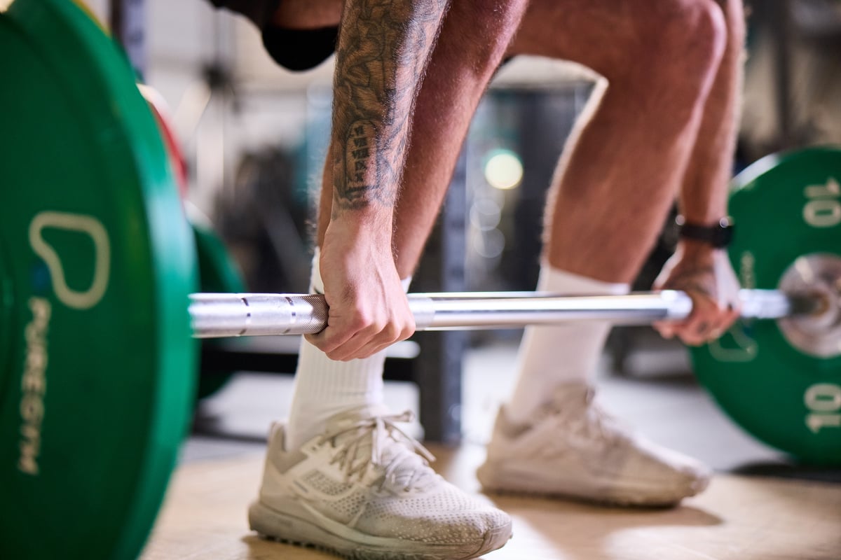 Man lifting weight