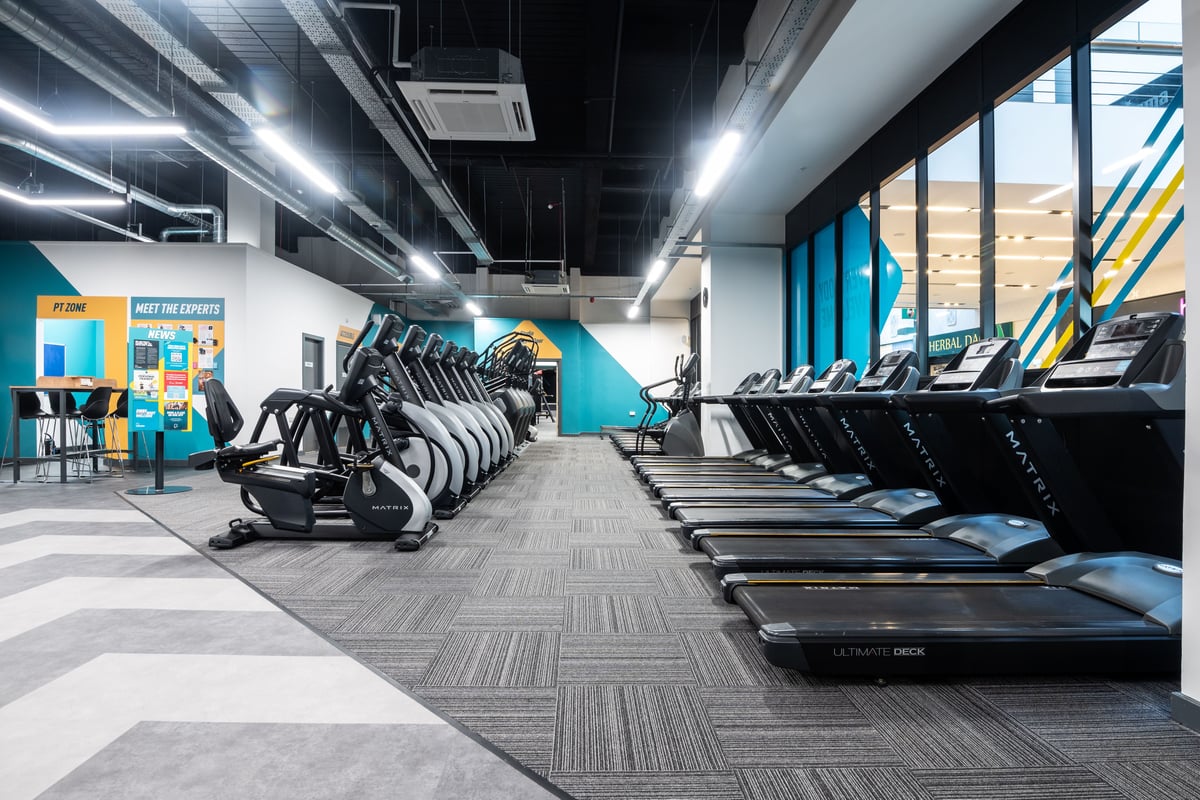 PureGym Edinburgh Ocean Terminal cardio machines