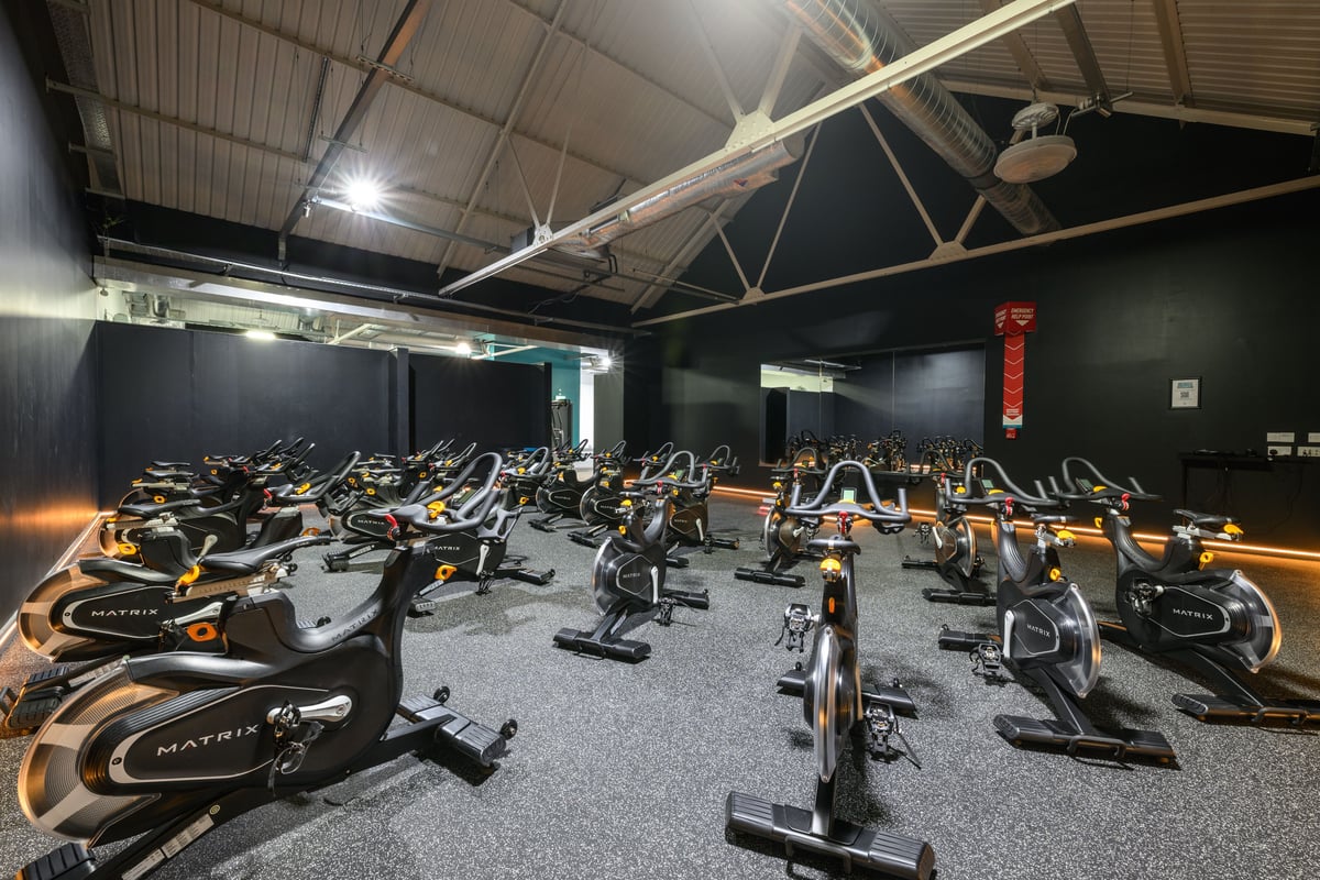 PureGym Glasgow Charing Cross spin studio