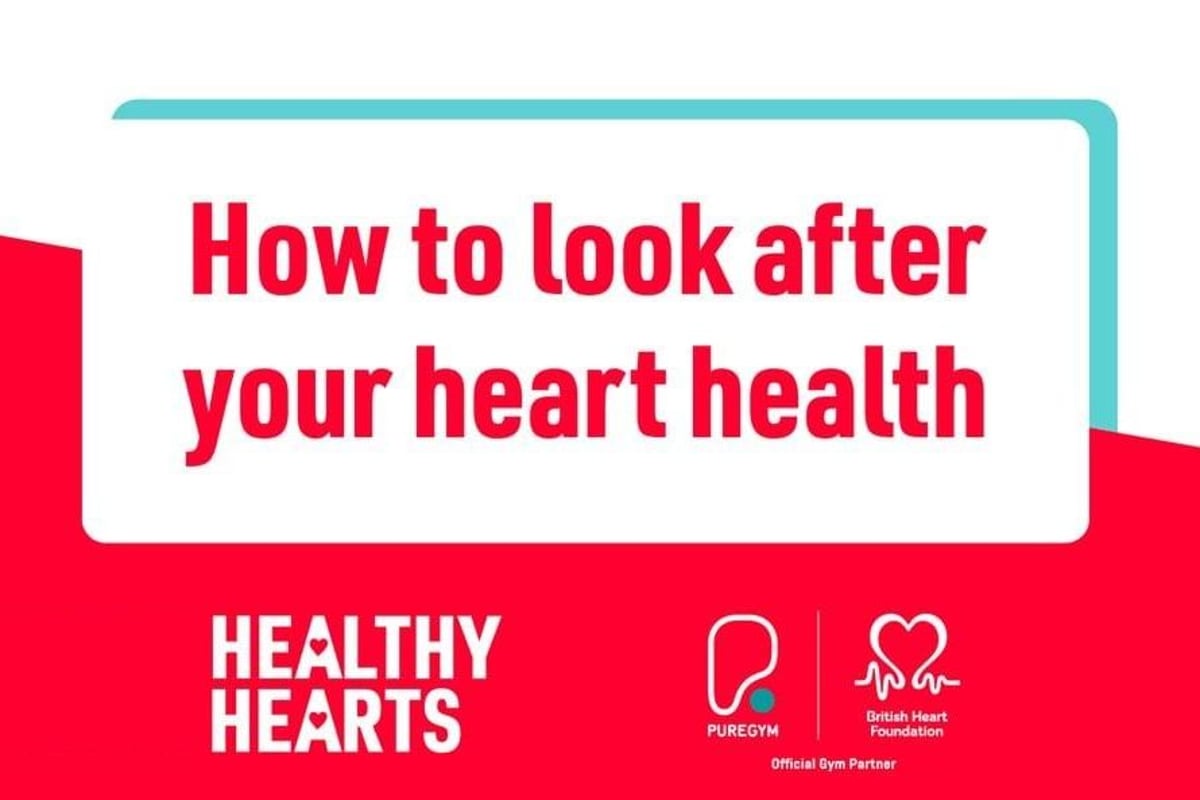 How to look after your heart health with Healthy Hearts and British Heart Foundation logos