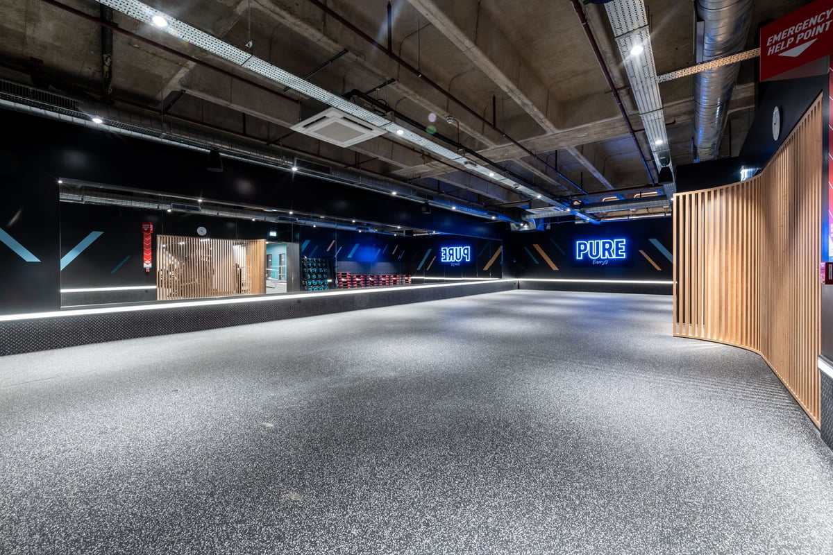 PureGym London Ealing Broadway: group exercise studio