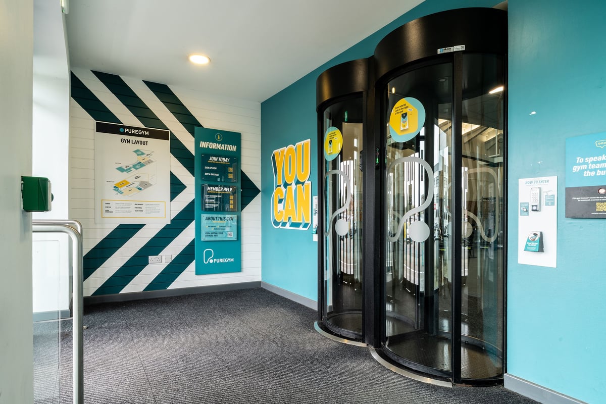 PureGym Derry Londonderry entry pods