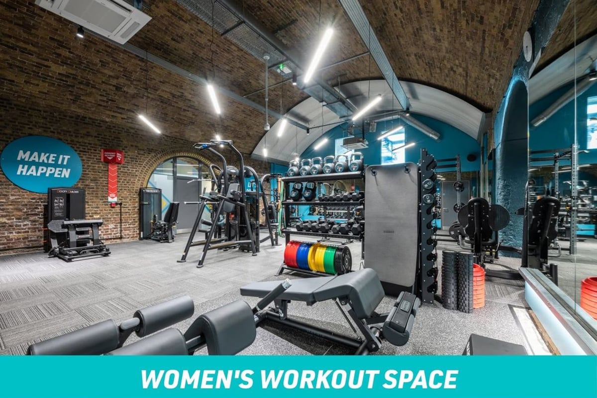 PureGym London Waterloo Women's Workout Space: Functional Equipment