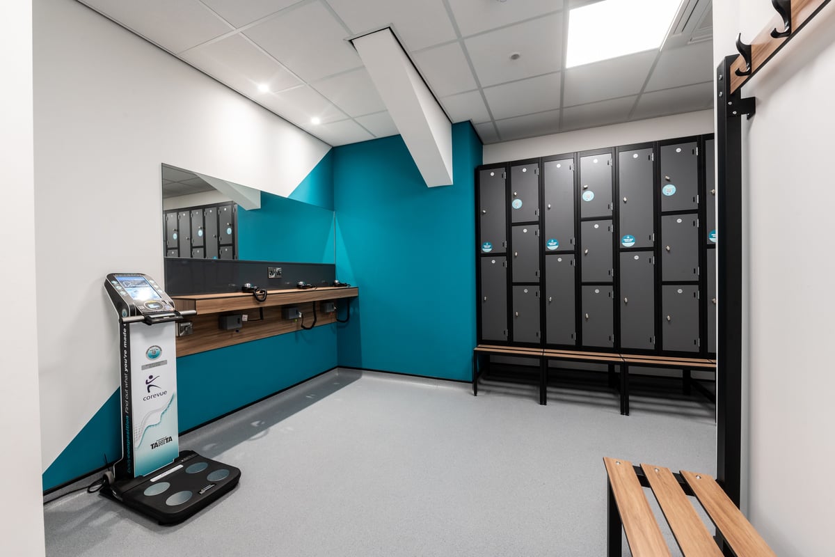 PureGym Guiseley changing rooms