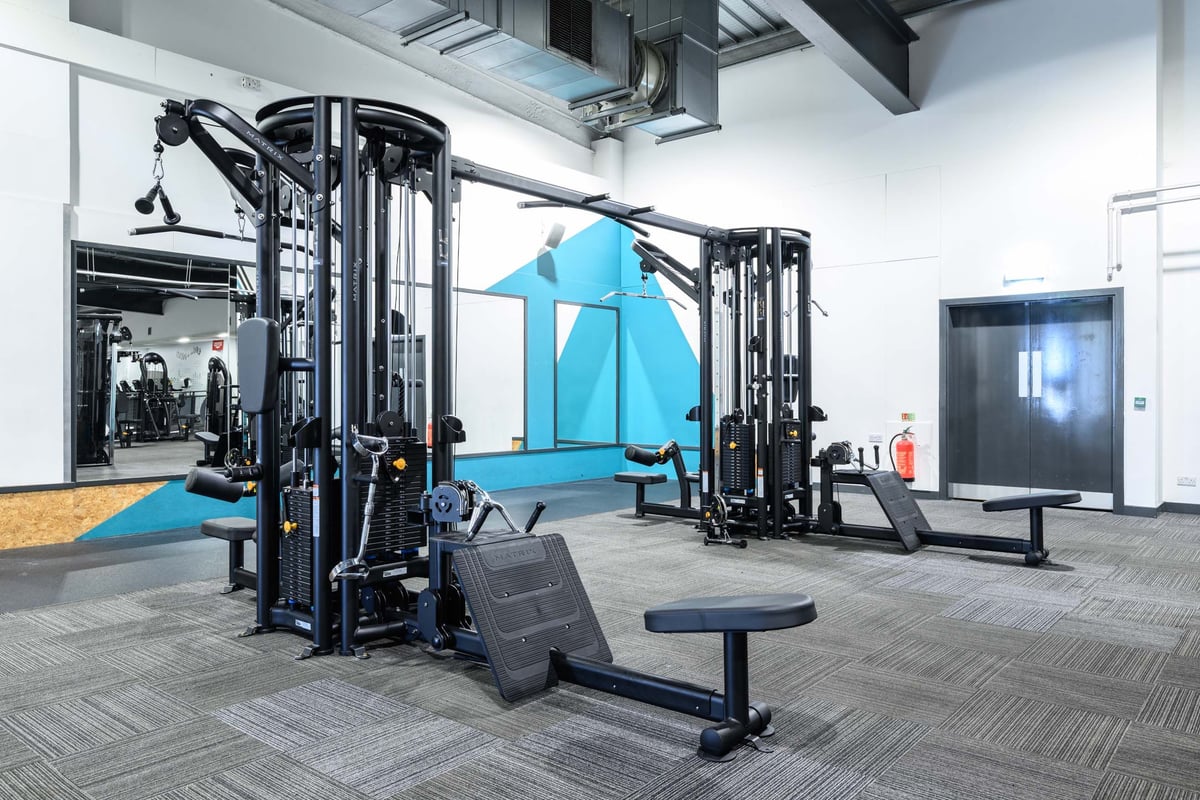 PureGym London Park Royal functional trainer and rower