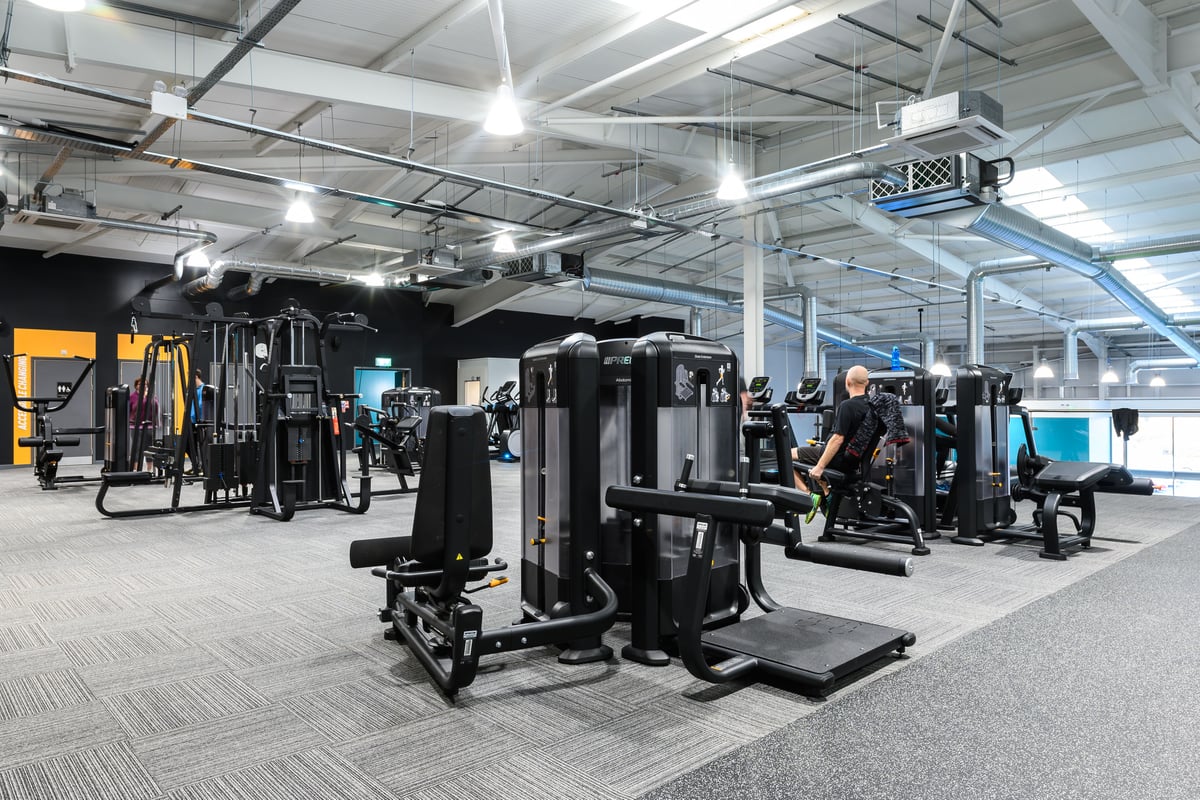 PureGym Exeter Bishops Court fixed pin machines