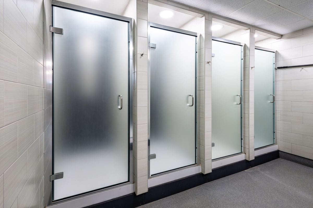 PureGym Coventry Skydome shower cubicles