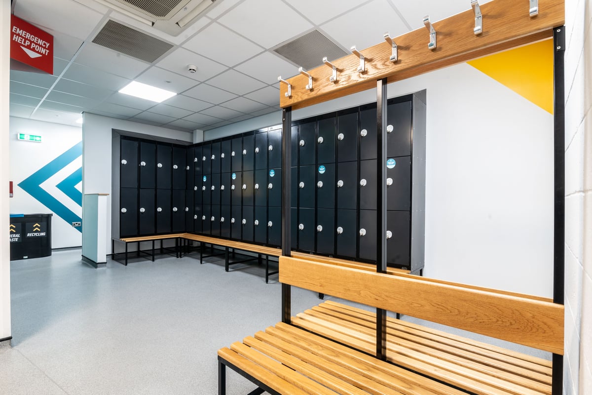 PureGym Orpington Central changing rooms