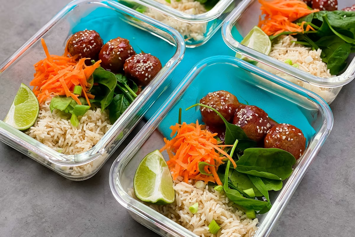 Honig-Sriracha-Frikadellen