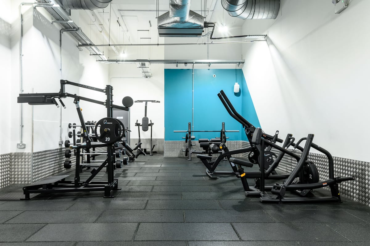 PureGym East Kilbride: fixed-pin machines in a gym