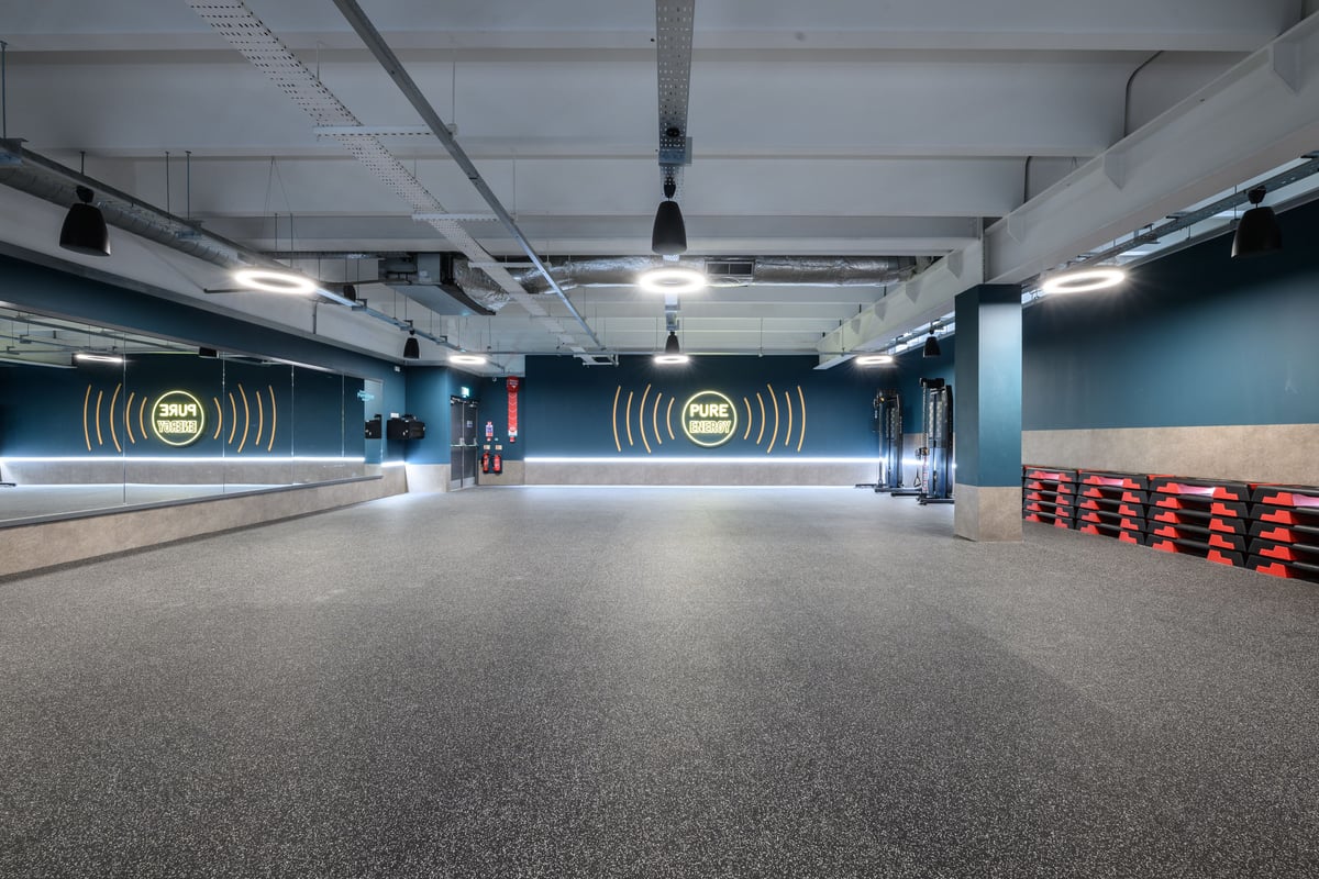 PureGym Manchester Urban Exchange group exercise studio