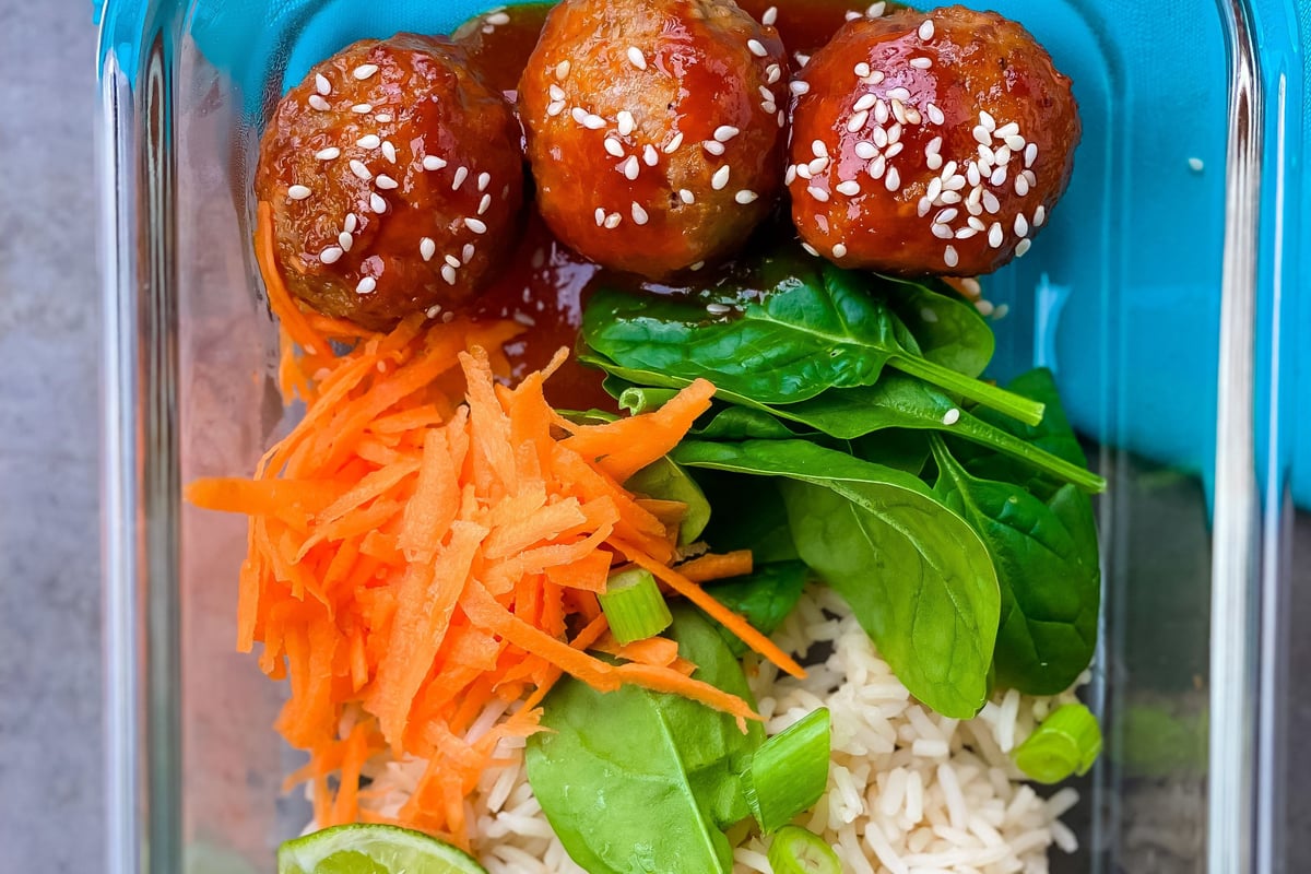 Honig-Sriracha-Frikadellen