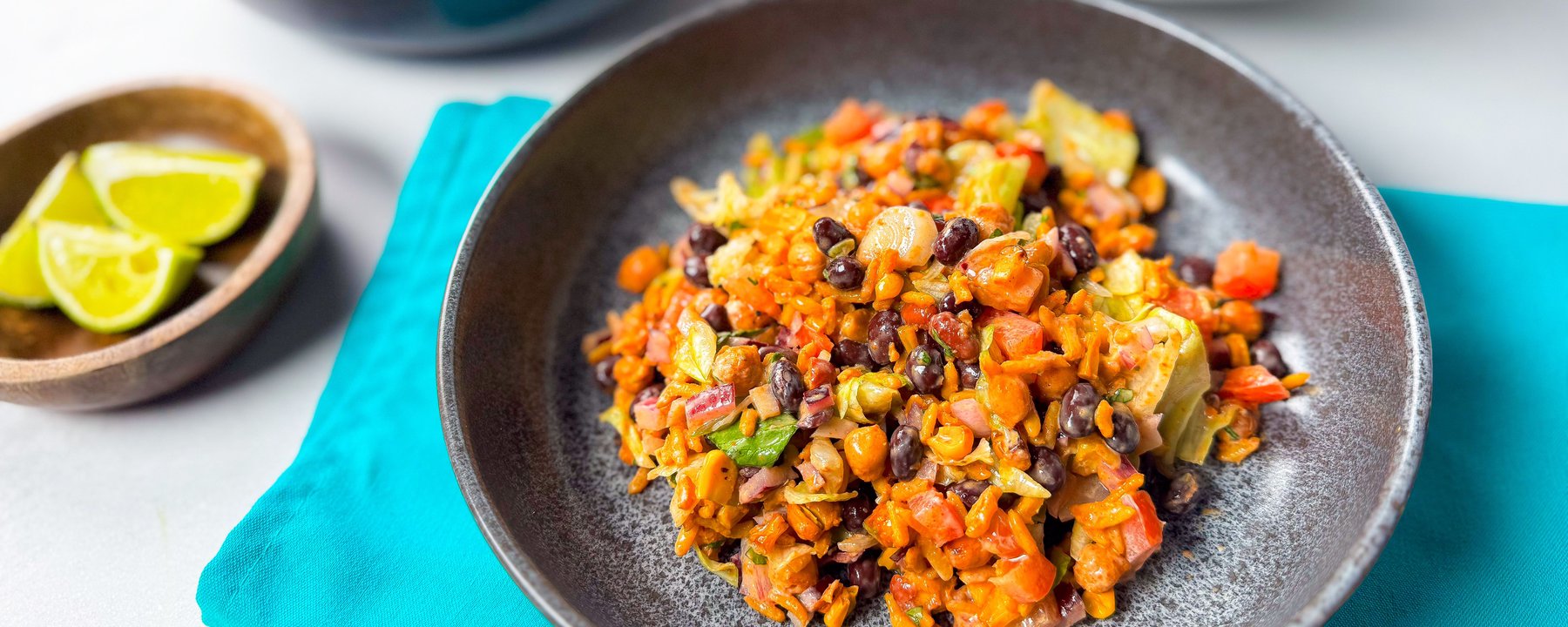 Chickpea und Corn Burrito Bowl Rezept