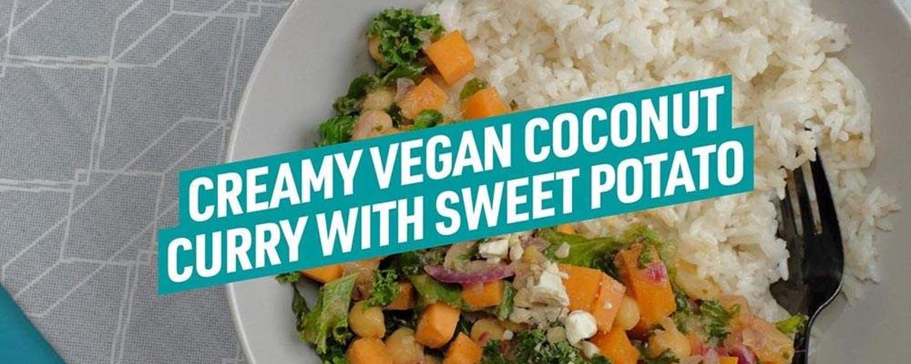 Curry crémeux vegan à la noix de coco et patates douces