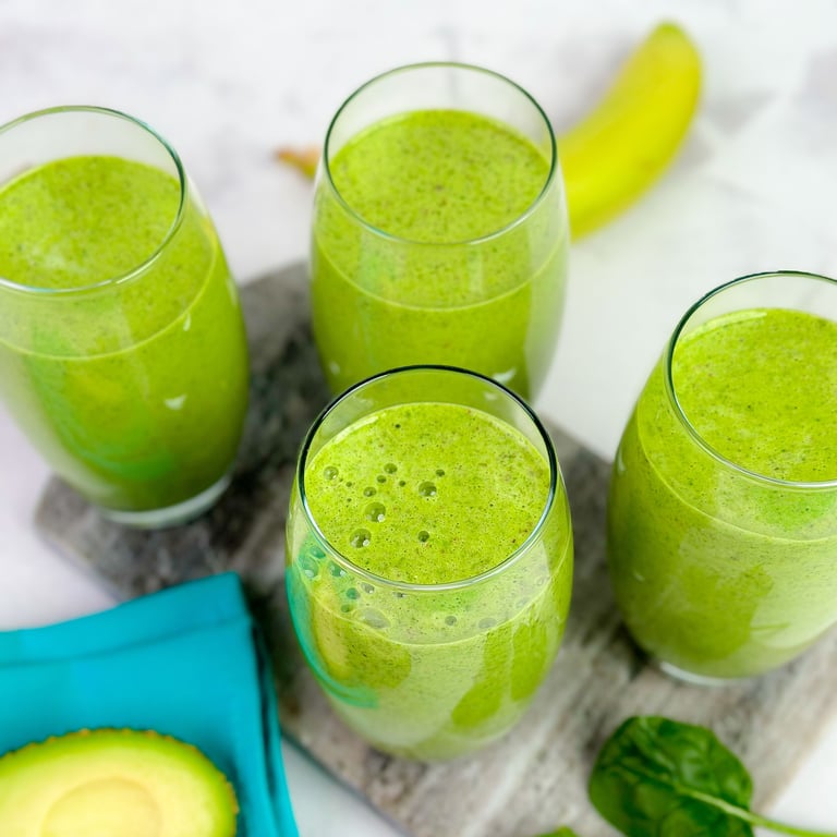Rezept für grünen Protein-Smoothie