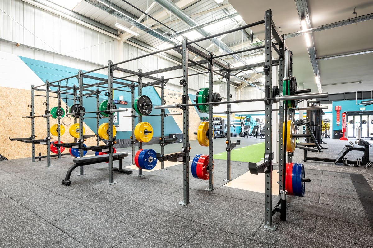 PureGym Rhyl squat racks