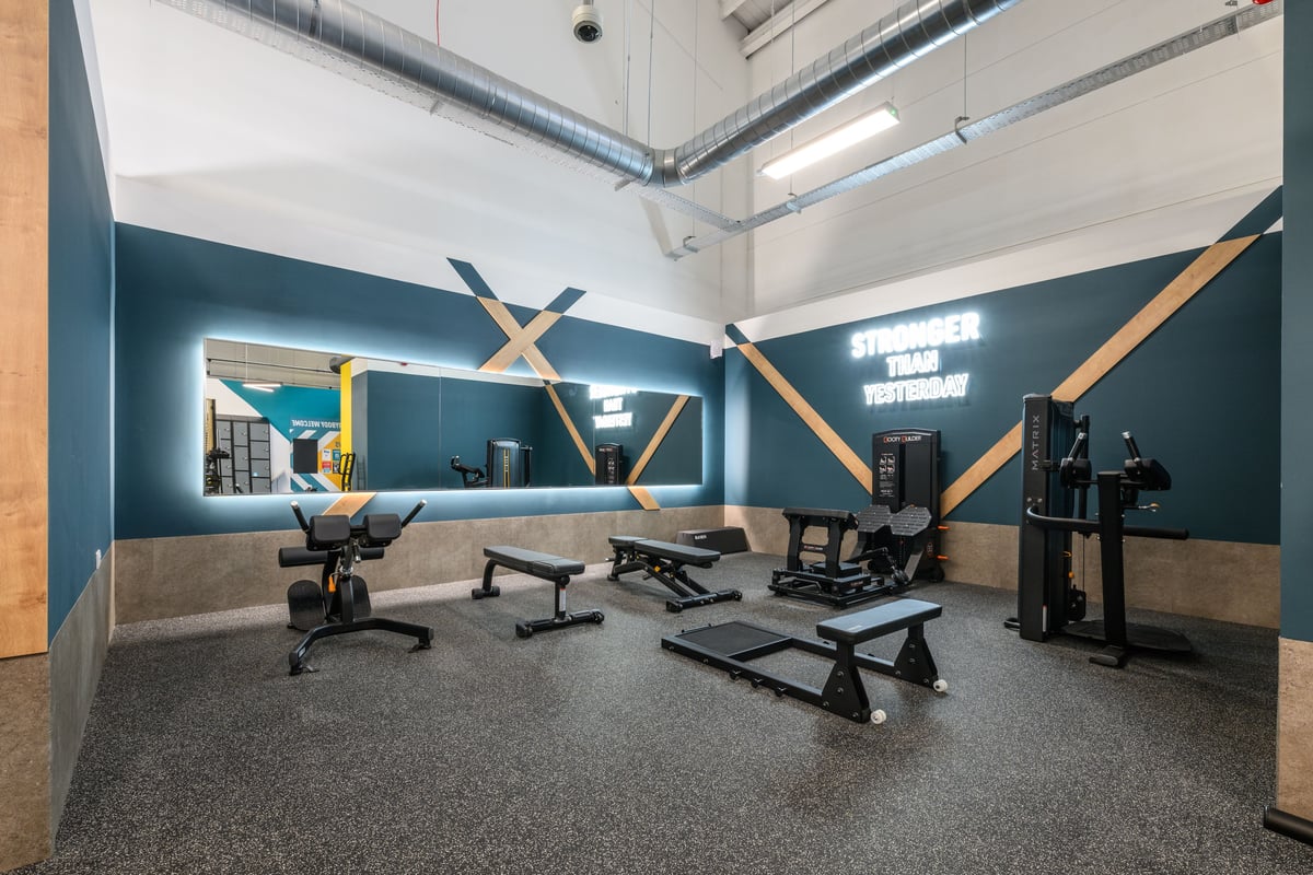 PureGym Cumbernauld stretch area
