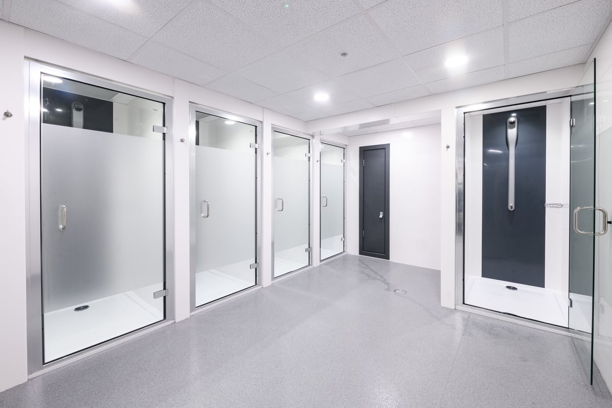PureGym Northampton Central showers
