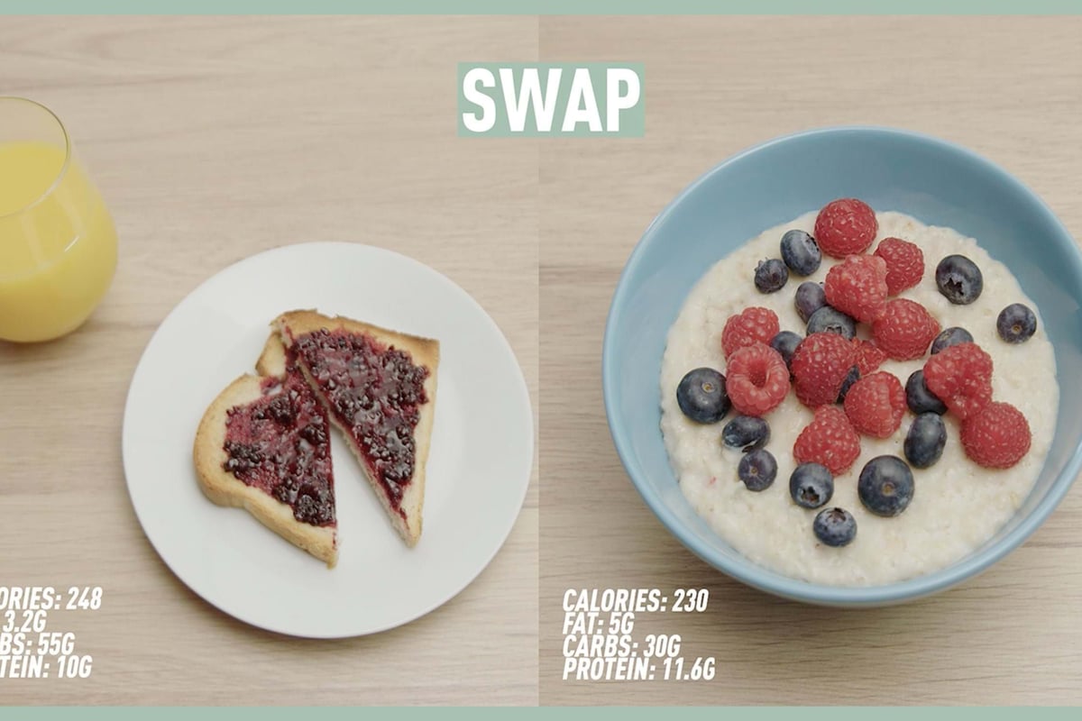 breakfast food swap