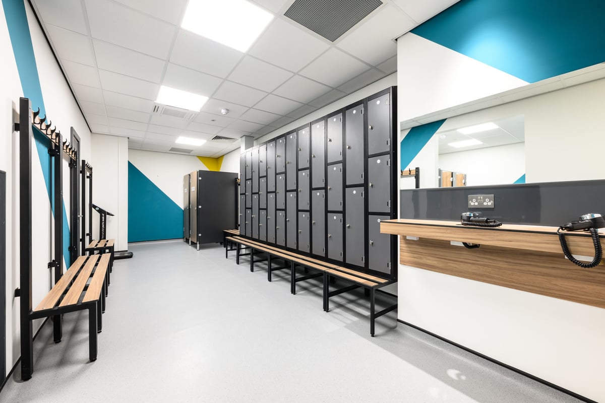 PureGym Blackburn changing rooms