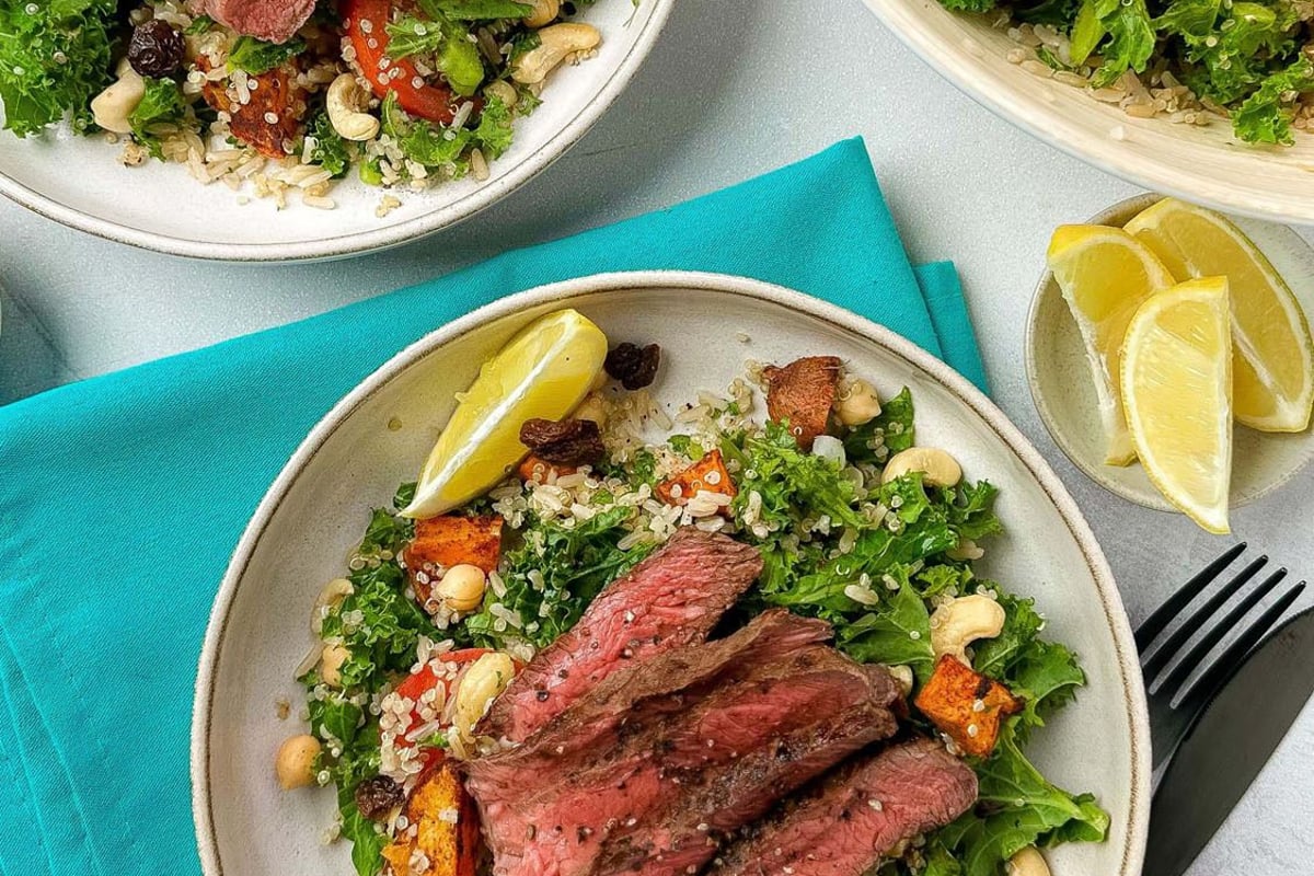 Moroccan Style Steak And Salad