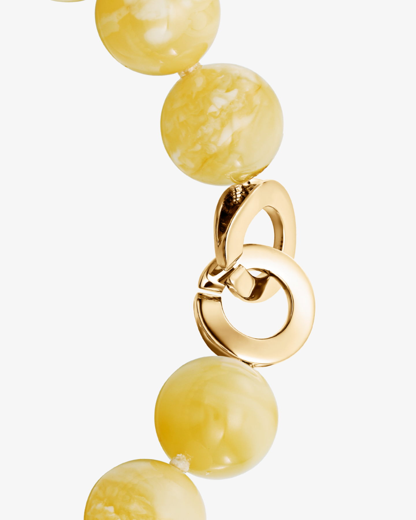 Bransoletka modułowa z bursztynem naturalnym