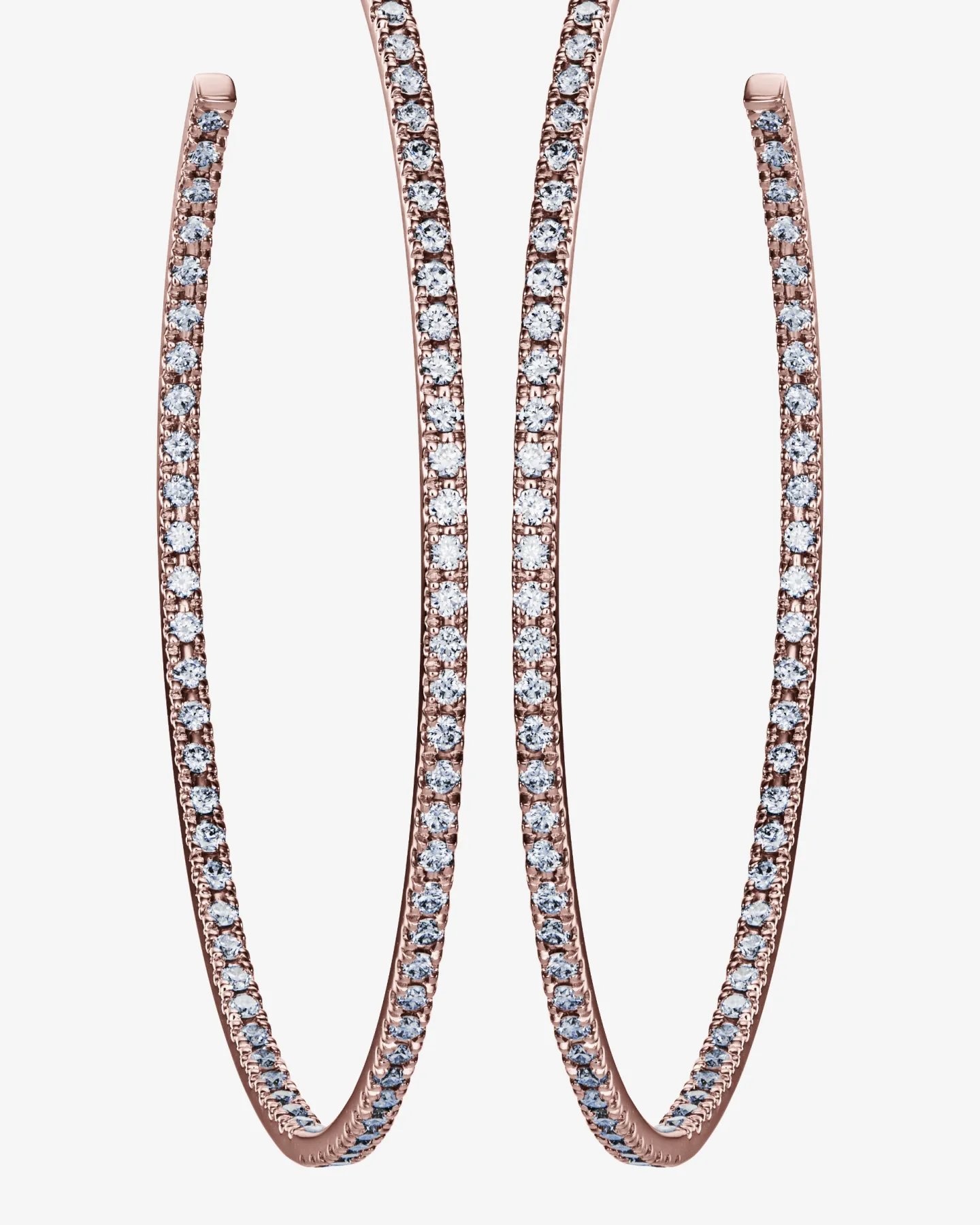 Kolczyki koła Cosmopolitaine z brylantami 0.70 ct